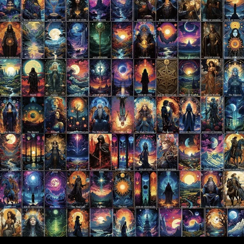 Mystical Tarot Design Stickers